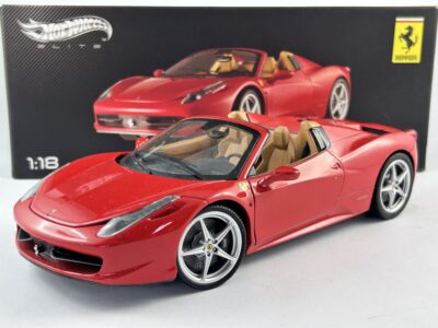 Hot Wheels Ferrari 458 Spider 1/18