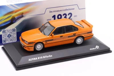 Solido BMW ALPINA B10 Biturbo (E34) 1994 Orange 1/43