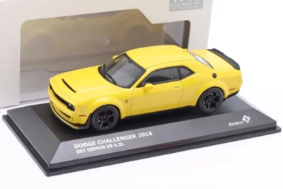 Solido DODGE CHALLENGER SRT DEMON V8 6.2L 2018 Yellow 1/43