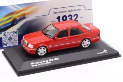 Solido MERCEDES-BENZ E60 AMG E500 (W124) 1994 Signal Red 1/43