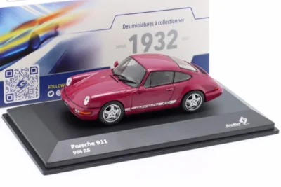 Solido PORSCHE 911 (964) CARRERA RS 1992 Star Ruby 1/43