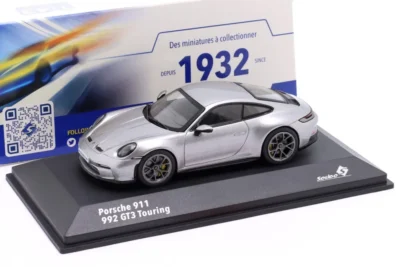 Solido PORSCHE 911 (992) GT3 Touring 2023 Silver 1/43