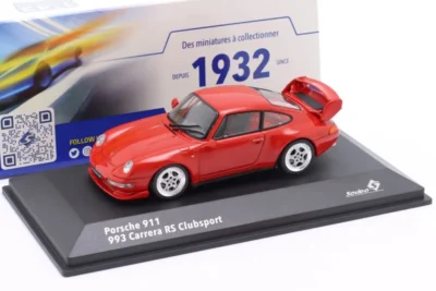Solido PORSCHE 911 (993) Carrera RS Clubsport Red 1/43