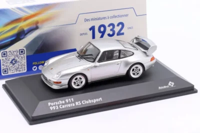 Solido PORSCHE 911 (993) RS Clubsport Polar silver 1/42