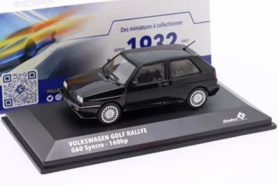 Solido VOLKSWAGEN GOLF Rallye G60 Syncro 1989 Black 1/43