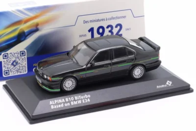 Solodo BMW ALPINA B10 Biturbo (E34) 1994 Black metallic 1/43