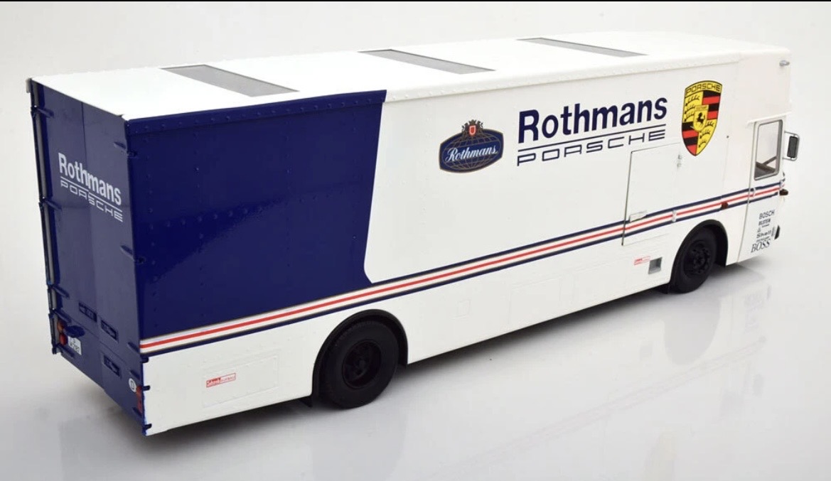 CMR Mercedes O317 Transporter Porsche Rothmans 1/18 czytaj opis - obrazek 2