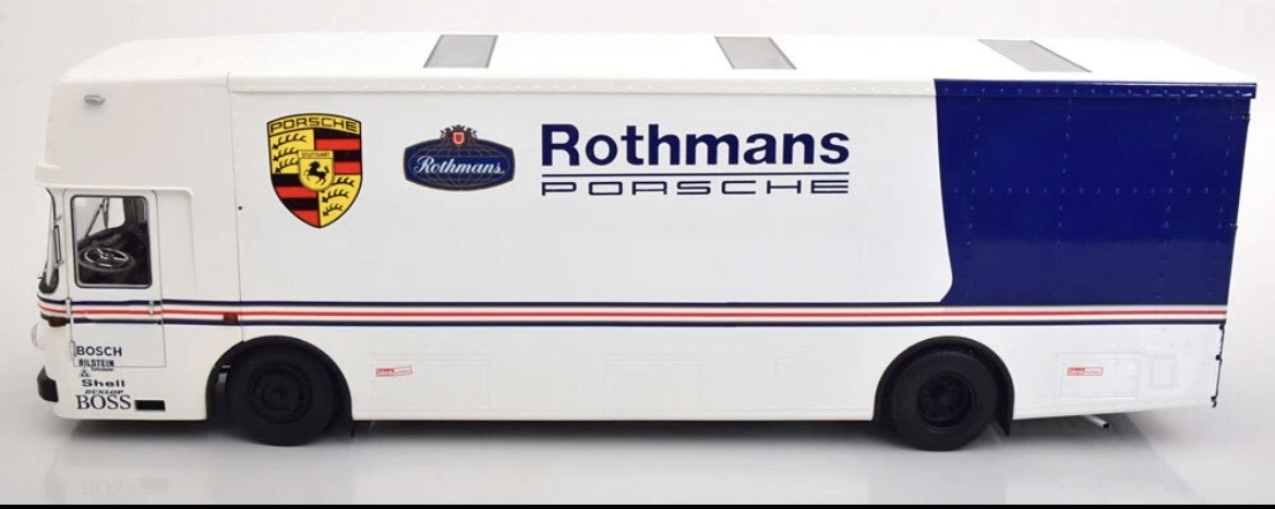 CMR Mercedes O317 Transporter Porsche Rothmans 1/18 czytaj opis - obrazek 3