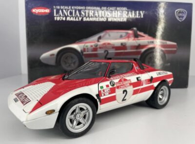 Kyosho Lancia Stratos HF Rally 1974 Sanremo 1/18