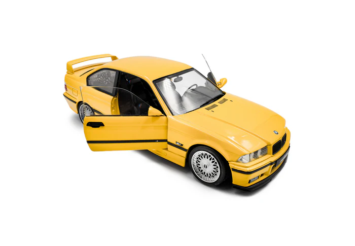 Solido BMW M3 (E36) Coupe Solido Works 1991 Dakar Yellow 1/18 - obrazek 3