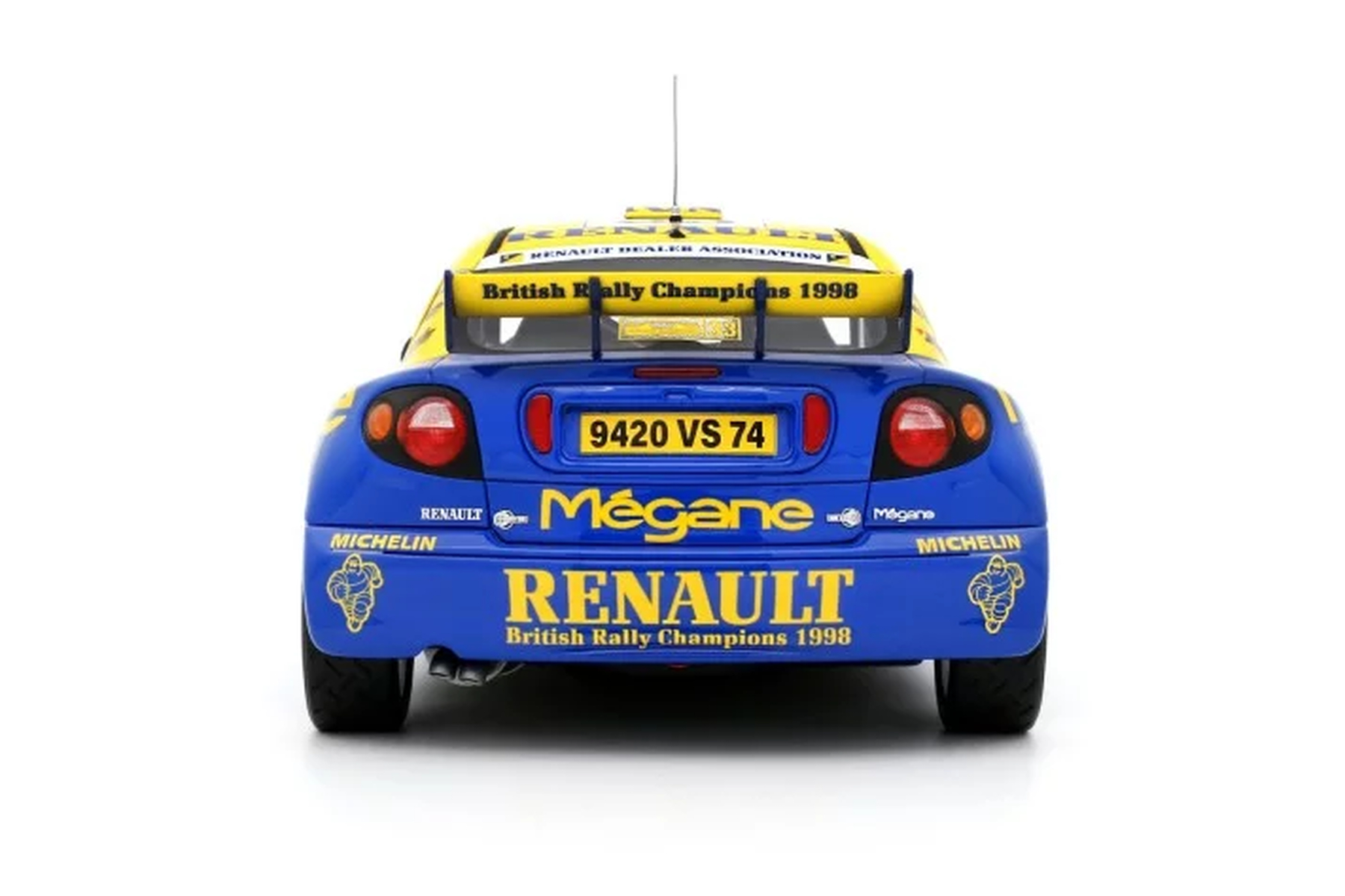 OTTO Renault Megane Maxi #33 British Rally Championship 1998 skala 1:18 - obrazek 4