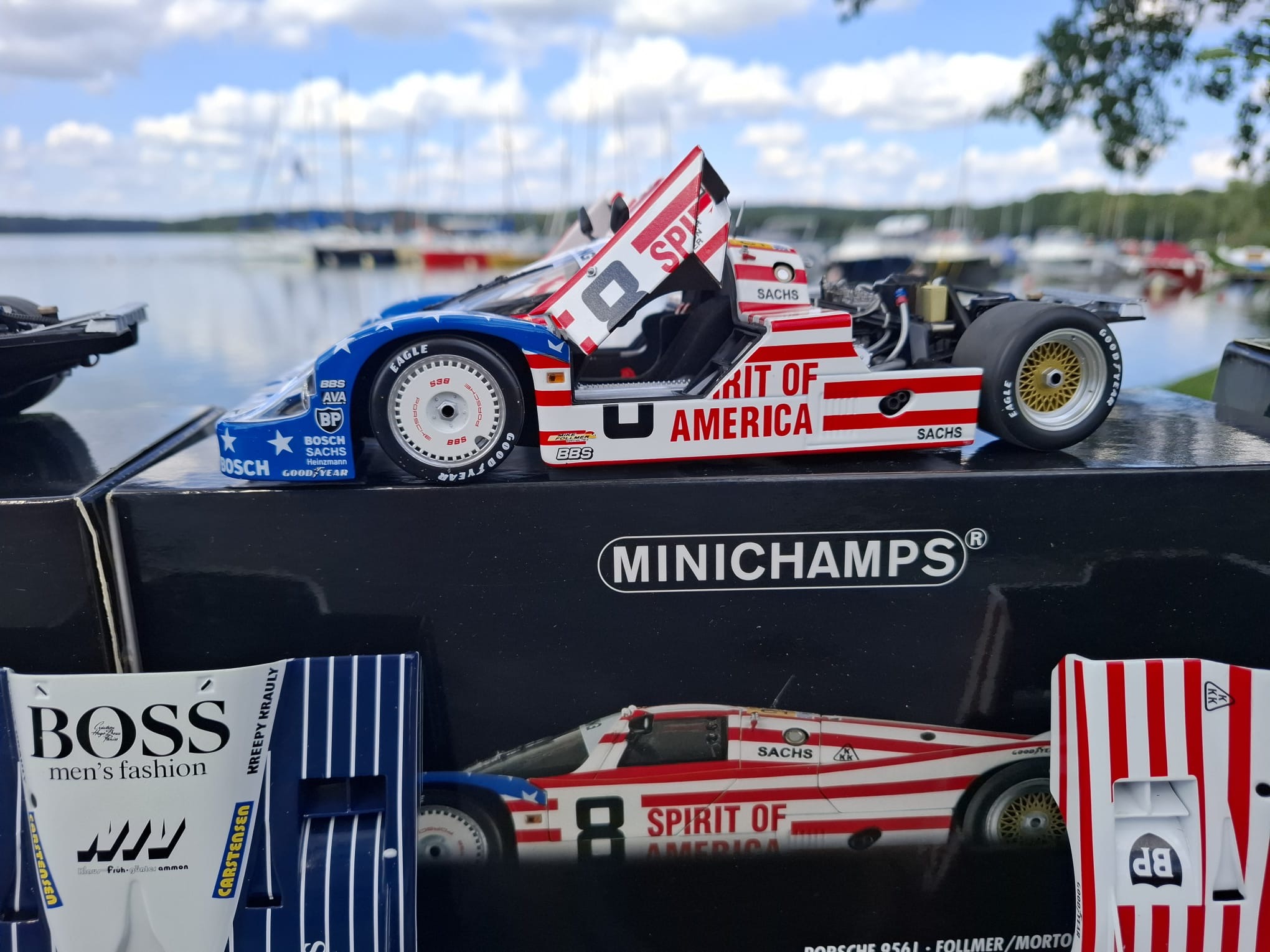 Rarytas Minichamps Porsche 956L 24 Le Mans 1986 skala 1/18 - obrazek 4