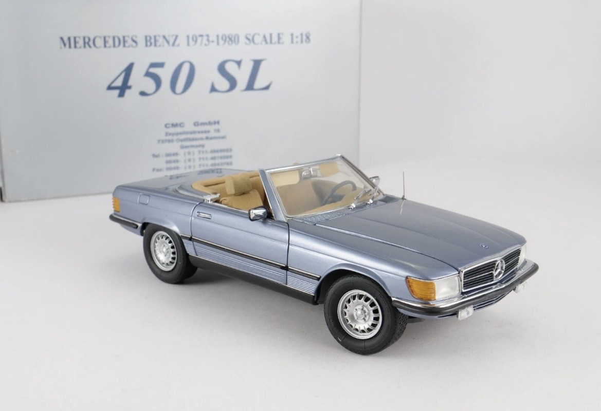 Rarytas CMC Mercedes 450SL R107 skala 1/18