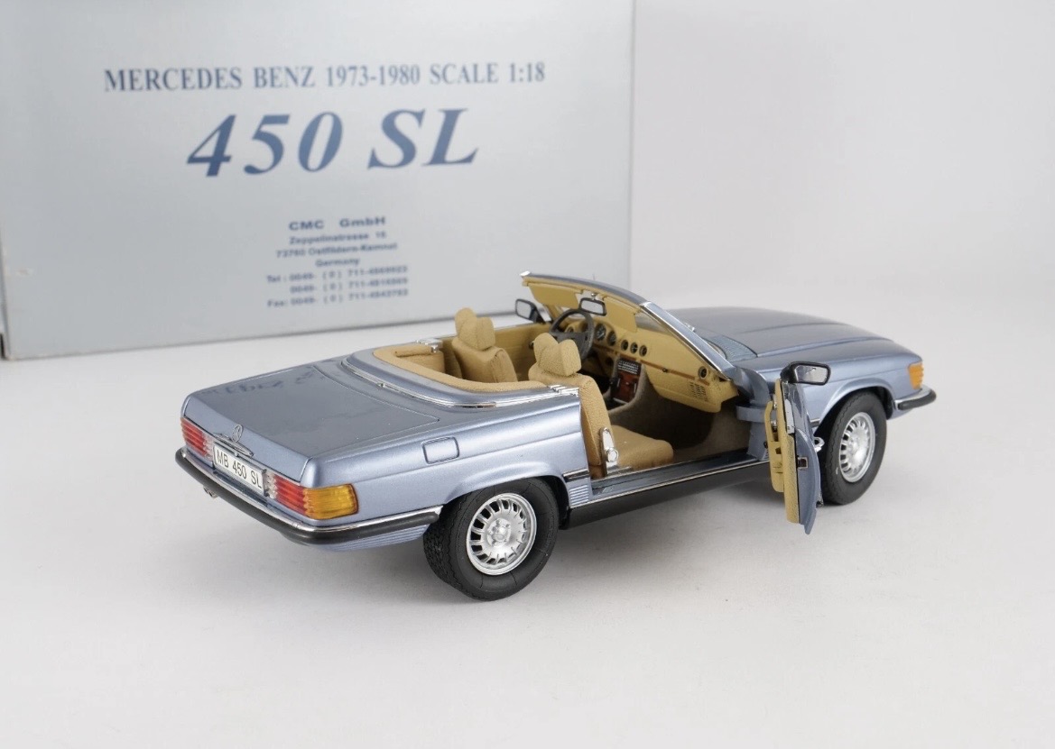 Rarytas CMC Mercedes 450SL R107 skala 1/18 - obrazek 3