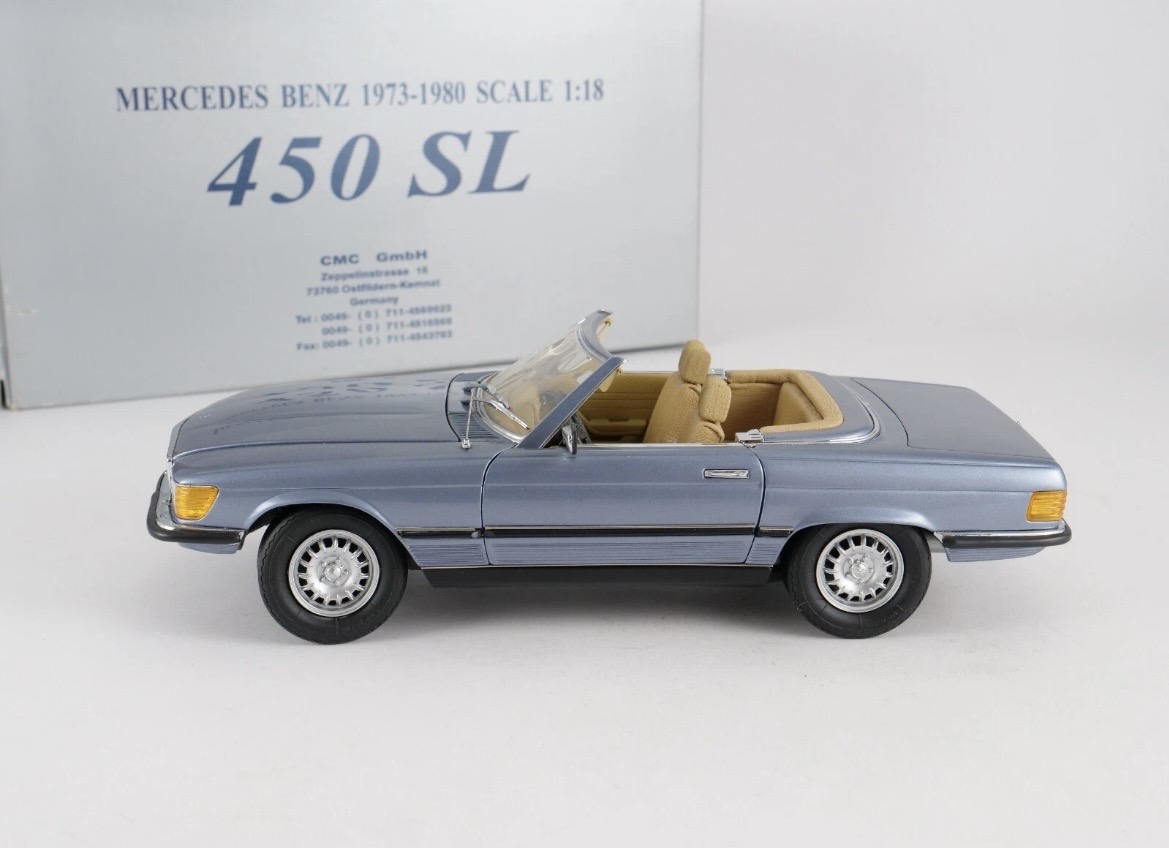 Rarytas CMC Mercedes 450SL R107 skala 1/18 - obrazek 6
