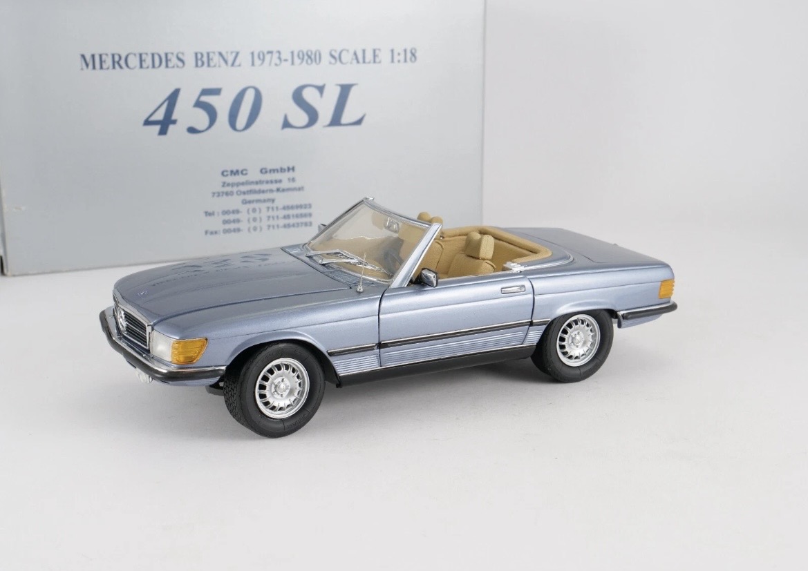 Rarytas CMC Mercedes 450SL R107 skala 1/18 - obrazek 7